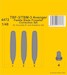 TBF-3/TBM-3 Avenger Paddle Blade Propeller Correction Set  (Italeri, Accurate, Academy) 129-4472